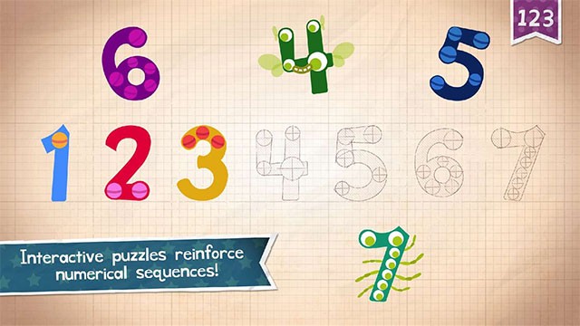 Câu đố tương tác giúp trẻ nhận diện và ghi nhớ con số nhanh hơn