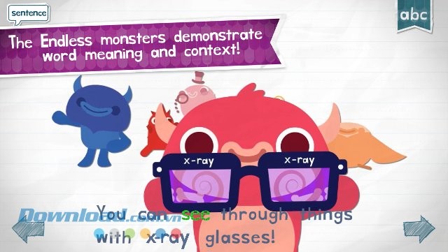 Học tiếng Anh cùng các con vật ngộ nghĩnh trong Endless Reader