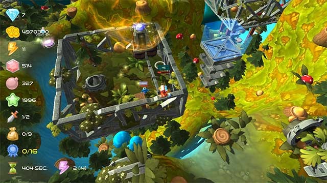 Robot cần có năng lượng để chinh phục các nhiệm vụ trong game