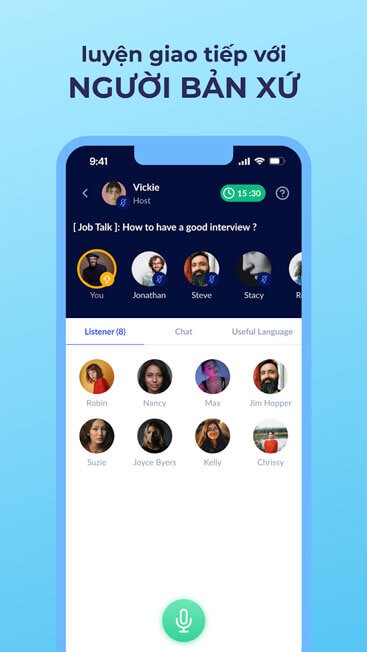 Luyện giao tiếp với người bản xứ