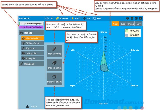 Hphần mềm học tiếng Anh Ettip