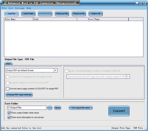 Enhanced Word to Pdf Converter