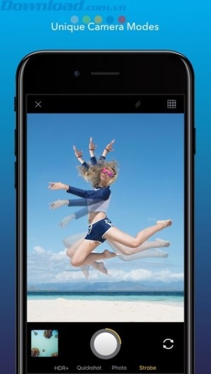 chức năng chụp chuyển động tuyệt vời