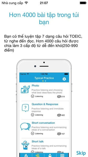 Hệ thống bài tập phong phú