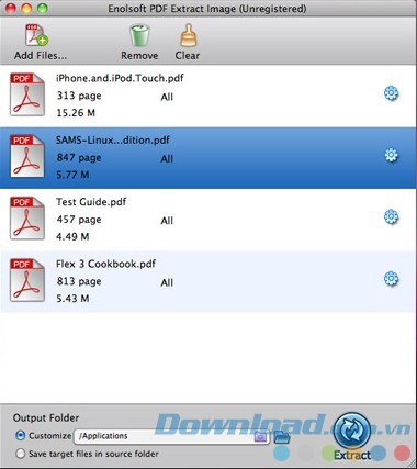 Enolsoft PDF Extract Image for Mac