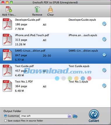 Enolsoft PDF to EPUB for Mac