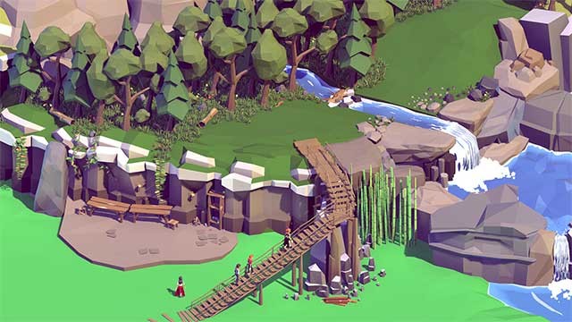 Xây dựng các công trình, lập trang trại, phát triển khu định cư,...