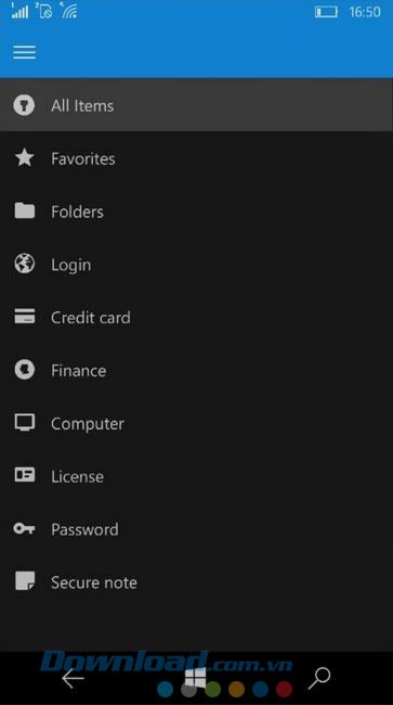 Quản lý dữ liệu theo các mục
