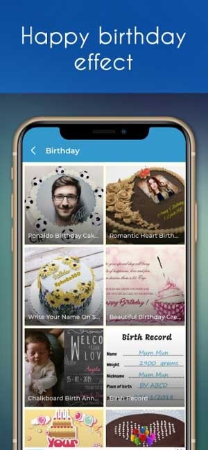 Hiệu ứng Chúc mừng sinh nhật sáng tạo