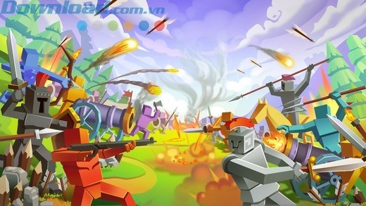 Chỉ huy trận chiến giáp lá cà giữa hai đội quân