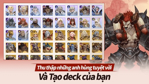 Thu thập những anh hùng và tạo deck cho bạn