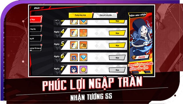 Phúc lợi ngập tràn, nhận tướng SS