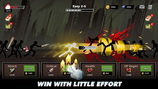 Game chiến thuật, nhập vai anh hùng người que