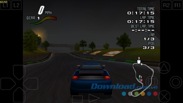 Điều khiển game trên màn hình cảm ứng hoặc gamepad, bộ nút cứng