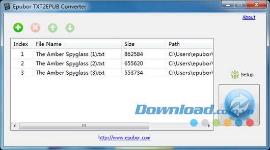 Epubor TXT2EPUB Converter