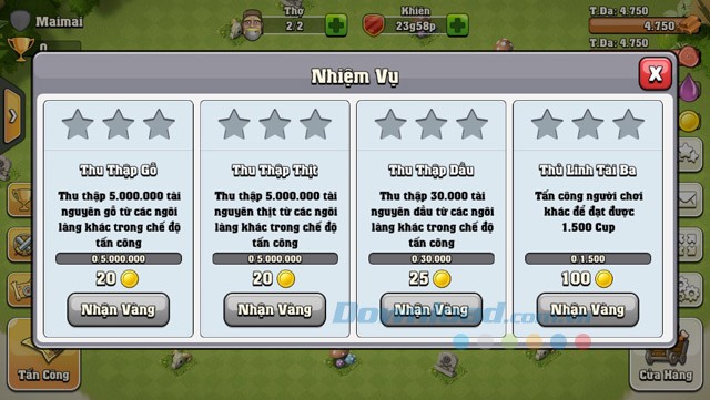 Hệ thống nhiệm vụ