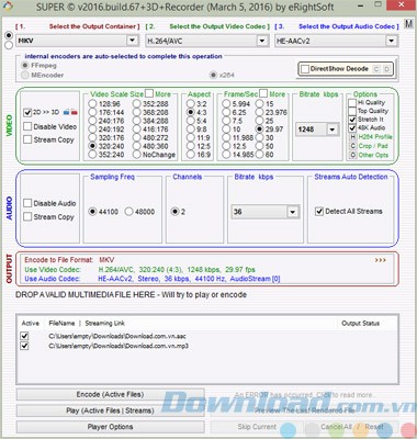 Giao diện của SUPER