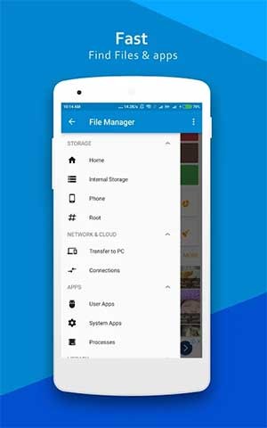 Tìm kiếm file và app nhanh chóng