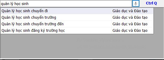 Tra cứu bằng phím tắt