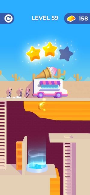 Cố gắng trốn thoát thành công và giành đủ 3 sao mỗi màn chơi