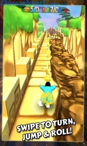 Vuốt để nhảy, trượt, sang trái hoặc phải