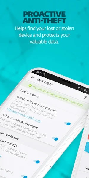 ESET Mobile Security hỗ trợ chống trộm