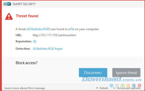 Giao diện ESET Smart Security