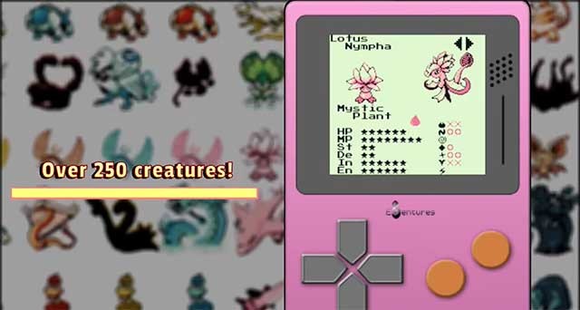 Thu thập hàng trăm sinh vật bí ẩn để chiến đấu với kẻ thù