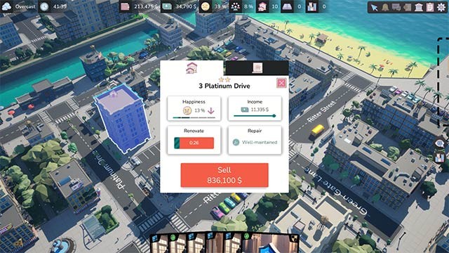 Lựa chọn chiến lược thông minh để tích lũy danh tiếng, bất động sản và đánh bại đối thủ