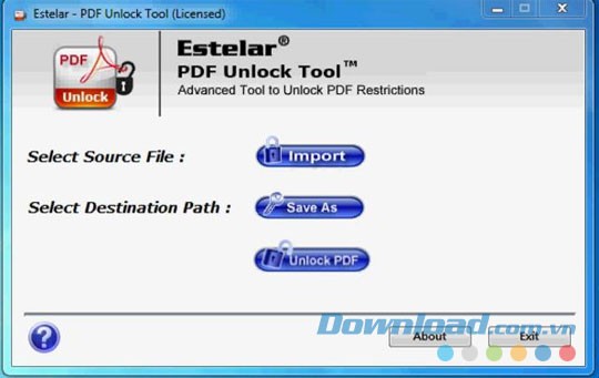 Estelar PDF Unlock Tool