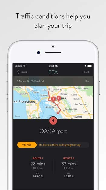 Xem tình trạng giao thông để lên kế hoạch cho chuyến đi