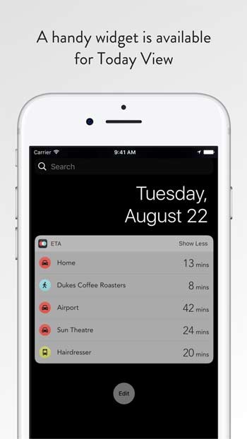 Một widget tiện lợi có sẵn cho Today View