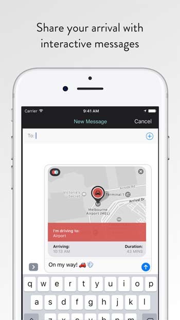 Chia sẻ hành trình của bạn với tin nhắn tương tác