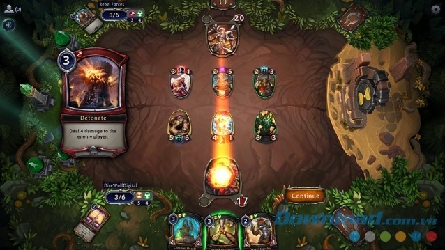 Nghĩ ra chiến lược hợp lý trong game thẻ bài miễn phí Eternal Card Game cho máy tính