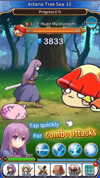 Game nhập vai phong cách idle sở hữu đồ họa đậm chất anime đẹp mắt - Eternal Senia