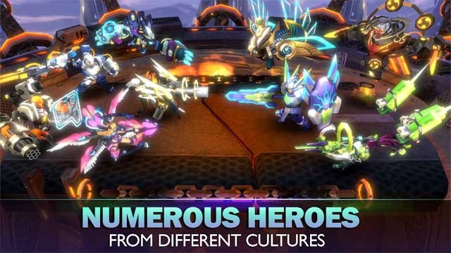 Chiêu mộ vô số anh hùng độc đáo từ nhiều nền văn hóa khác nhau