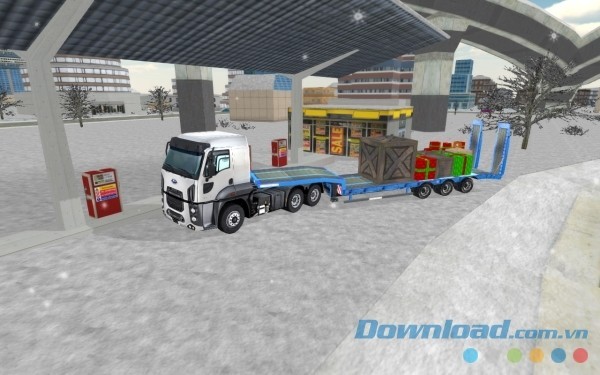 Thiết kế đồ họa sinh động của Euro Truck Driving Simulator cho Android