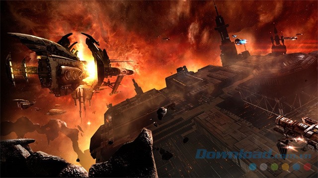 Ngắm nhìn hiệu ứng trong EVE Online Citadel