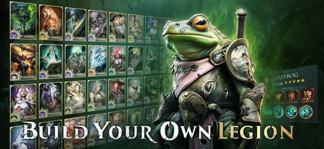 Xây dựng đội quân mạnh mẽ của bạn để chống lại quân đoàn Deathless trong game Ever Legion