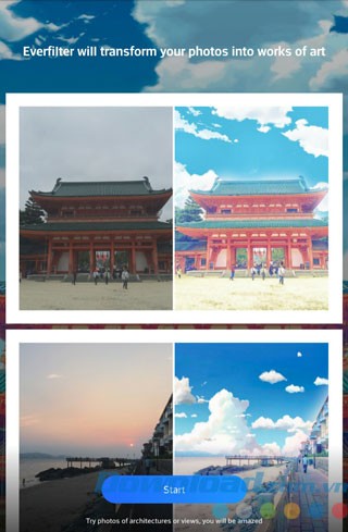 Giao diện chính của Everfilter