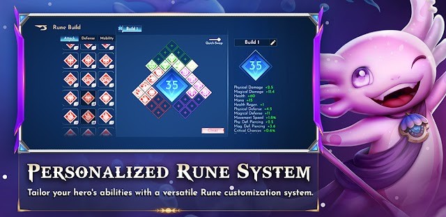 Hệ thống rune được cá nhân hóa