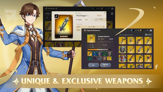 Các vũ khí độc đáo và độc quyền