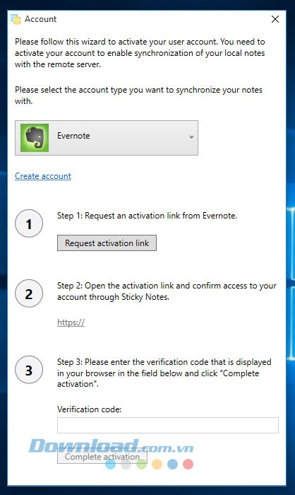 Các bước đồng bộ hóa ghi chú