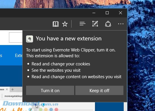 Thêm tiện ích vào trình duyệt