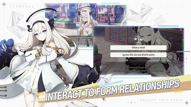 Tương tác với các linh hồn xinh đẹp để mở khóa các câu chuyện độc quyền