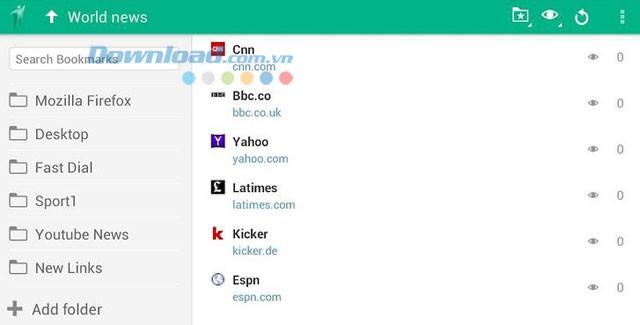 Danh mục trang đồng bộ hóa trên trình duyệt với EverSync