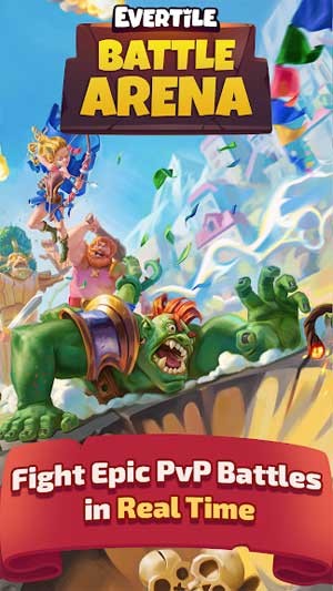 Tham gia các trận chiến PvP hoành tráng của Evertile for Android