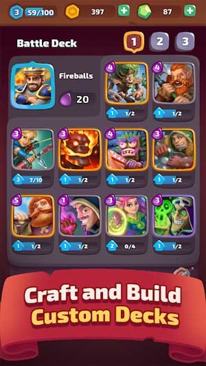 Xây dựng một bộ bài hùng mạnh trong Evertile: Battle Arena