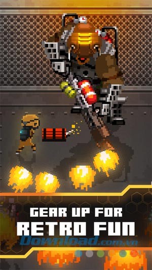 Evil Factory cho iOS đặt bom nổ quân thù