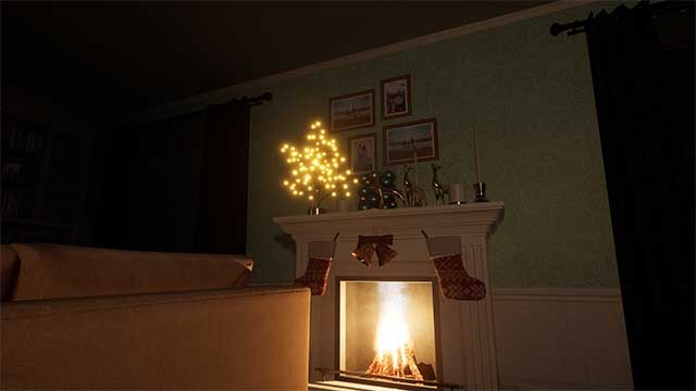 Câu chuyện diễn ra trong nhà và trên một con phố phủ đầy tuyết